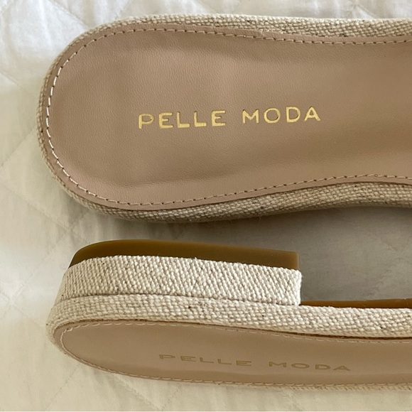 PELLE MODA Hailen Sandals Size 7 1/2 Chain bead fringe in Natural NEW! Shoes 7.5 - Picture 10 of 14